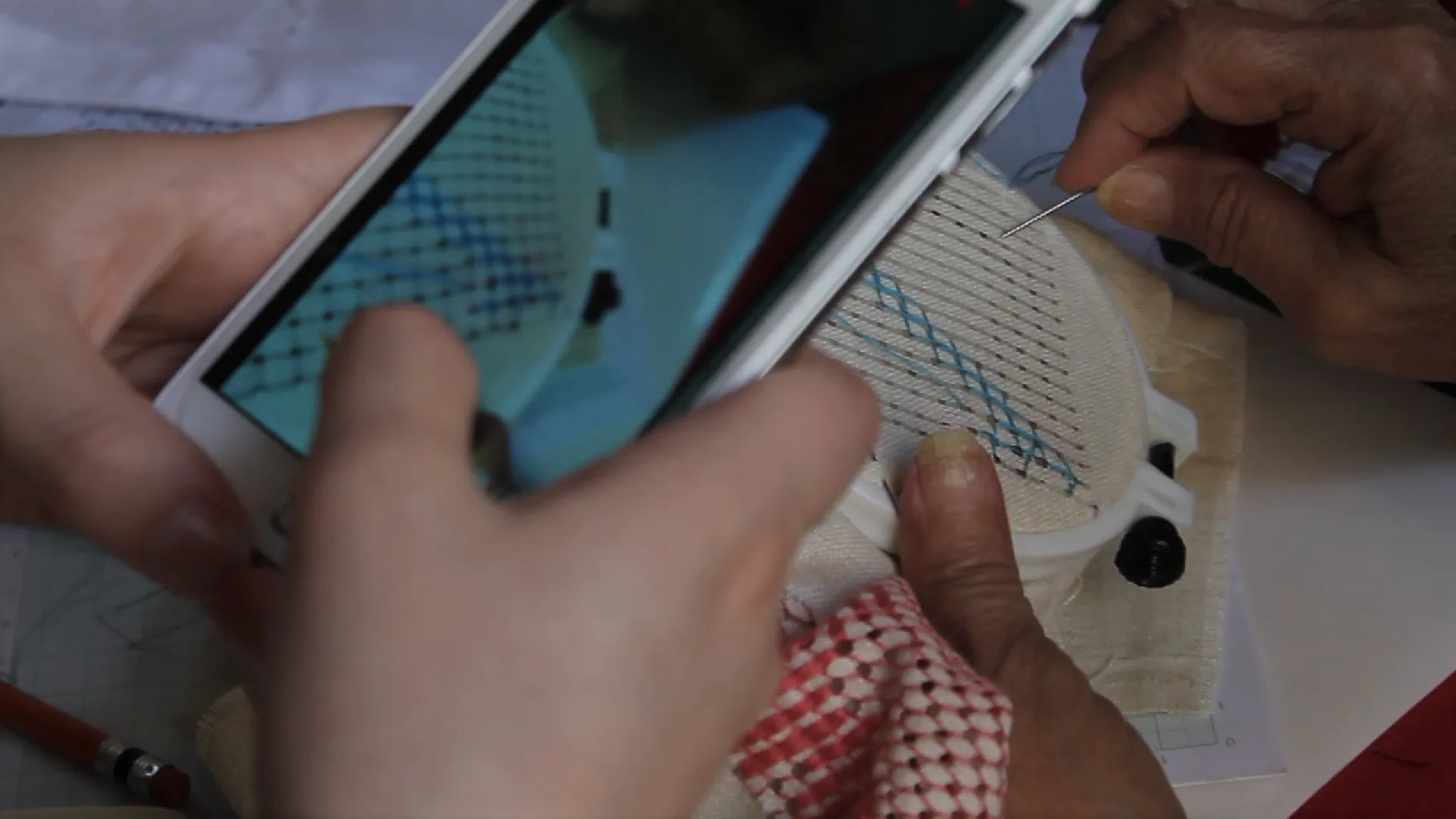 Registro audiovisual del proceso de calado